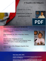 Martial Law in the Philippines under Ferdinand Marcos