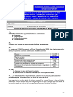 Madrid 2010 - Examen Economia Empresa Grado Superior