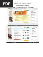 Phần I - Giáo Án Đang Sử Dụng Unit 1: My New School Period 2: Lesson 1: Getting Started - A special day