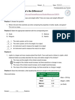 Mass and Weight Worksheet