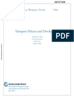 Transport Policies and Development: Policy Research Working Paper 7366