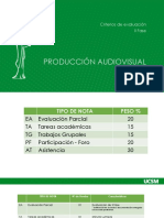 Criterios de Evaluacion - Produccion Audiovisual - II Fase