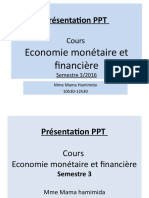 Partie 1. Economie Monétaire Et Financière