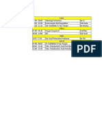 Jadwal Kuliah