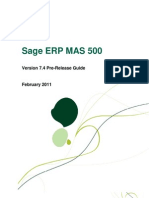 Sage MAS 500 7 4 Pre-Release Guide-20110301