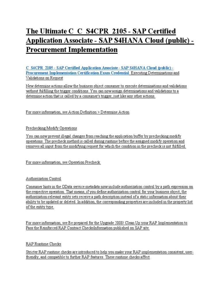C-S4CPR-2402 Prüfungsfrage