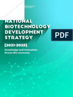 National Biotechnology Development Strategy 2021-25