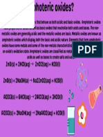 What Are Amphoteric Oxides