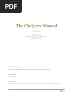 2014 CiteSpace Manual