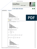 Problemas de Centro de Masa