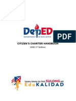 DepEd Citizens Charter 2020 1st Edition