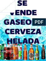 Se Vende Cerveza y Gaseosas Heladas