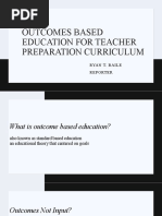 BAILE - Outcomes Based Education For Teacher Preparation Curriculum