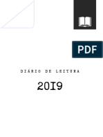 Diário de Leitura 2019 Branco