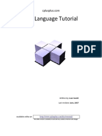 C++ Language Tutorial: Written By: Juan Soulié Last Revision: June, 2007