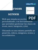 Manual Classroom Screen