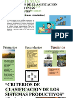 Criterios de Clasificacion de