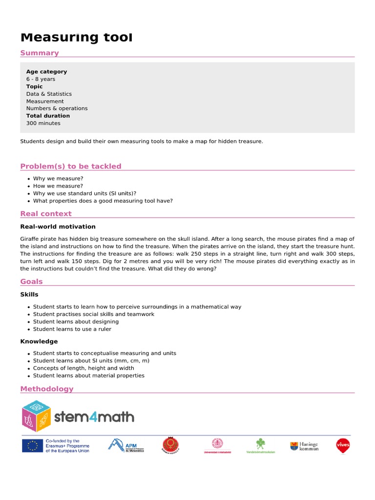 Measuring Tool PDF Measurement Length