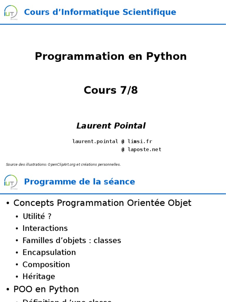 Introduction à la Composition POO en Python | PDF | Classe ...