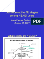Gastroprotective Strategies Among NSAID Users: Anne-Pascale Bartleman October 19, 2007
