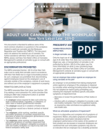 ADULT USE CANNABIS AND THE WORKPLACE New York Labor Law 201-D