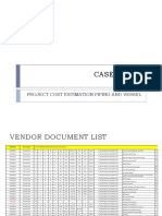 Case Study: Project Cost Estimation Piping and Vessel