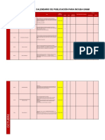 Calendario de Publicaciones