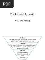 The Inverted Pyramid: of News Writing