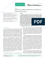 Postnatal Cytomegalovirus (CMV) Infection in Pediatrics: Case Report and Literature Review