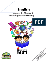 English: Quarter 1 - Module 4 Predicting Possible Ending