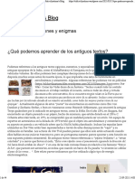 ¿Qué Podemos Aprender de Los Antiguos Textos Oldcivilizations's Blog