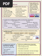 Zero Conditional: If I Eat Too Much, I Feel Ill. Rains Die / Will Die. Starts Have / Had Any Problems