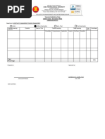 Table of Specification (Subject Code - Descriptive Title) (Semester and A.Y)