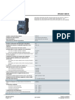 3RV20214EA10 Datasheet Es