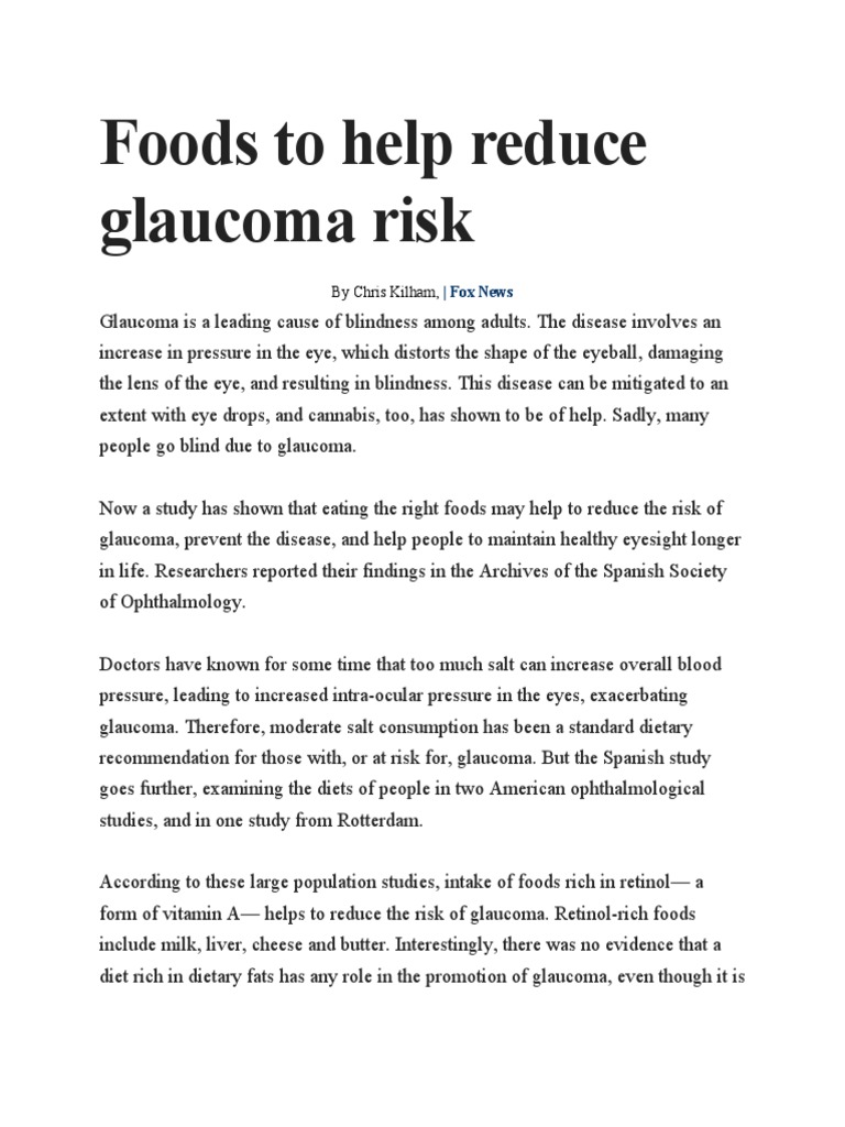 Foods To Help Reduce Risk PDF Foods