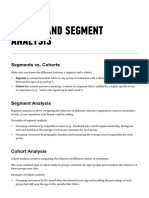 Cohort & Segment Analysis