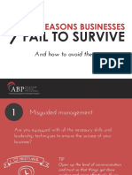 Top 9 Reasons Business Fail