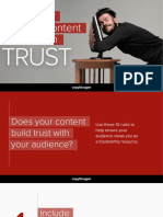 10 Rules For Creating Content People Can: Trust