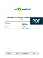 PG-SST Programa Estilos de Vida Saludable