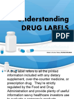Understanding Drug Labels: Belen G. de Los Trinos, RN, RM, USRN, MAN