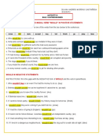 Conjugation and Use of The Modal Verb "Would" in Positive Statements