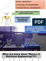 Subject: 2es103 Basic Electrical Engineering (Bee)