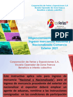 Instructivo Ingreso Mercancia Nacional y Nacionalizada Feria Belleza y Salud 2021