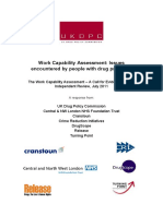 Evidence Review - Work Capability Assessment - Issues Encountered by People With Drug Problems
