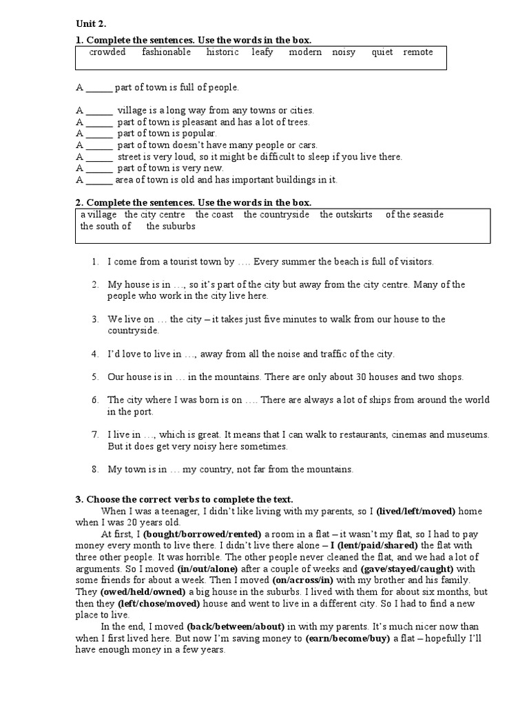 Mindset 2 Unit 2 Practice Exercises | PDF | Stress (Linguistics ...