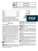 Instruction Sheet Roll Frame Press: L2067 Rev. A 11/07 Index
