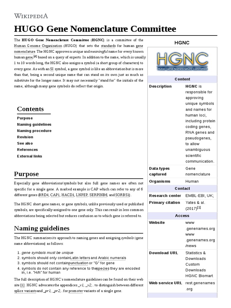 Hugo Gene Nomenclature Database – WTRDQ