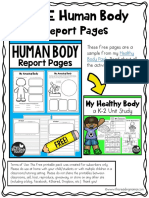 Report Pages: FREE Human Body