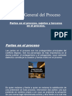 Partes en El Proceso, Sujetos y Terceros.