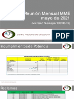 Reunion Mensual Mayo 2021